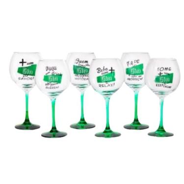 Imagem de Taça gin tonica madez vd 511ml 21cm  wincy casa