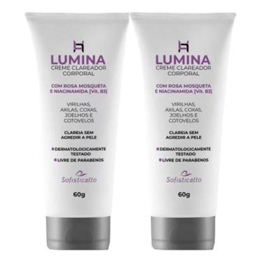 Imagem de Kit 2 Creme Clareador Corporal Axila e Virilha Lumina 60g Sofisticatto