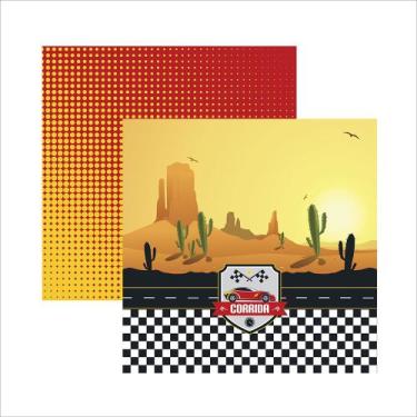 Imagem de Folha Scrap Festa Df Corrida Deserto Sdf595 Toke E Crie