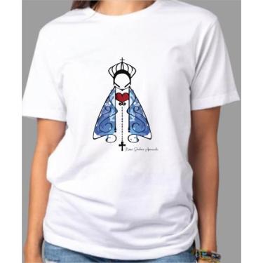 Imagem de Camiseta Adulto Nossa Senhora Aparecida Est. 26 - ZLprint, M