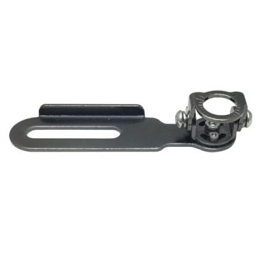 Imagem de Antena de placa de carro de motocicleta decoração braçadeira borda antena de rádio de carro braçadeira de aço inoxidável suporte alimentador de intercomunicação placa de licença suporte de antena