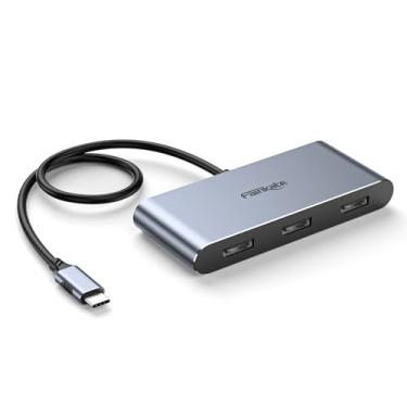 Imagem de fairikabe Hub USB C com 3X DisplayPort 1.4 monitor triplo 4K a 60Hz, divisor USBC para DisplayPort MST Hub apenas para Windows, compatível com Thunderbolt 4, USB4