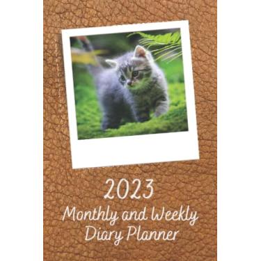 Imagem de 2023 Monthly and Weekly Diary Planner: Your 2023 to 2024 Pocket Calendar and Organizer with Monthly and Week to View Journal Pages