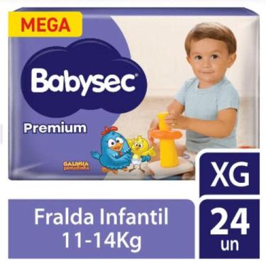 Imagem de Fralda Infantil Babysec Premium Superflex, XG c/24