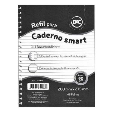 Imagem de Refil Caderno Smart Folhas Brancas Pautadas  DAC