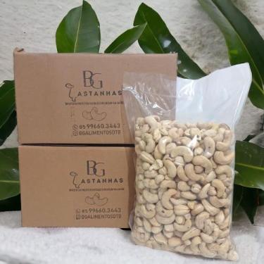 Imagem de Castanha de caju inteira natural w1 - BG CASTANHAS , 500g