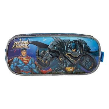 Imagem de Estojo Simples Escolar Liga Da Justiça Metal Force Xeryus