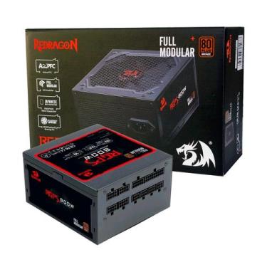 Imagem de Fonte Redragon Atx / 800w / 80plus - Bronze (gc-ps011), Preto