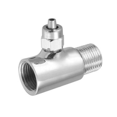Imagem de Conector Niple Metálico Filtro Purificador Torneira Água 1/2" Para 1/4