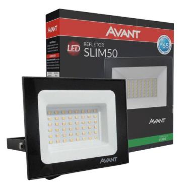 Imagem de Refletor Led Verde Slim 50W Bivolt Avant