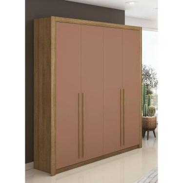 Imagem de Roupeiro Dubai 4 Portas 2.30 x 1.93cm  Nature Camarim Vila Rica 