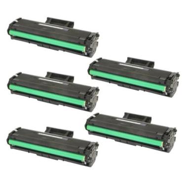 Imagem de Kit 05 Toners Mltd111s D111 M2020 M2022 M2070w 1000 Paginas - Ollix