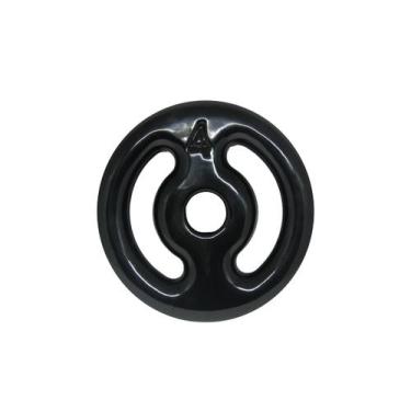 Imagem de Anilha Emborrachada 4KGs Vazada Para Academia Musculação - 1 Fit