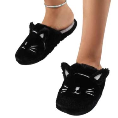Imagem de Pantufa Chinelo De Quarto Feminina Adulto Infantil pelúcia Antiderrapa