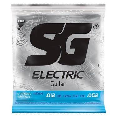 Imagem de Encordoamento corda para guitarra sg 012-052 niquel 6668
