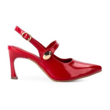 Imagem de Sapato Dakota Slingback - Feminino, Vermelho, 36