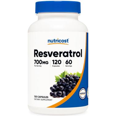 Imagem de Resveratrol 700mg 120 Caps Nutricost ( = Now Foods )