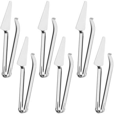 Imagem de Kit 6 Utensílios Pegadores De Pizza E Torta Tramontina Aço Inox Utilit