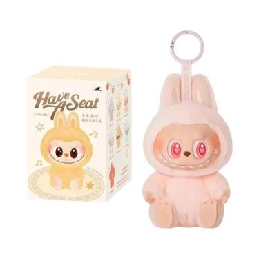 Imagem de Figura de Vinil Labubu Anime - Caixa Cega com Brinquedo e Chaveiro, 1 