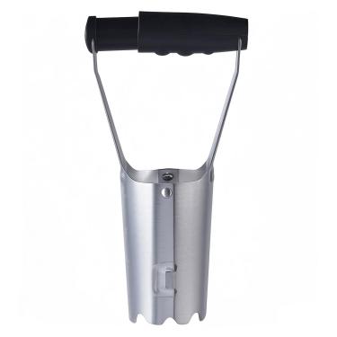 Imagem de Toresano Plantador de bulbos, transplantador de bulbos projetado para liberação automática do solo com marcador de profundidade para furos de escavação e ferramenta de plantio para tulipas, narcisos