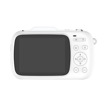 Imagem de Câmera Digital 5K, 80MP de Alta Resolução Focus Focus Digital Camera 18x Zoom Digital Video Camera para Fotografia e Vídeo (Branco)