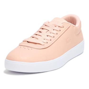 Imagem de Lacoste Tênis feminino Baseshot Evo, Rosa claro/branco, 40