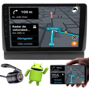 Imagem de Multimídia 2 Din 9`` Android Uno Mille 94/13 Fiorino 97/13 + Câmera Ré