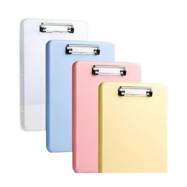 Imagem de 1 PeçA de Pasta de Arquivo de Prancheta Multifuncional com Clipe(ALEATÓRIO)