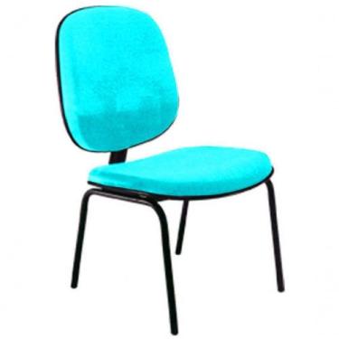 Imagem de Cadeira Diretor Fixa Para Escritório Linha Uno Verde - DESIGN OFFICE M