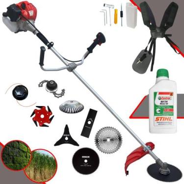 Imagem de Podador de Grama À Gasolina Anmax CG430P TB 43cc 2HP Roçadeira de Alta