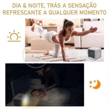Imagem de Mini Ar Condicionado Umidificador Portátil Air Cooler 3 Vel