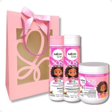 Imagem de Kit Presente Salon Line S.O.S Kids Hidratação: Shampoo 300ml, Condicio