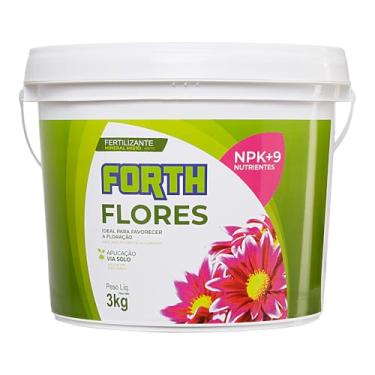 Imagem de Forth Flores, Adubo Floral, Floração, Fertilizante, Micronutrientes, NPK, Nutrição Balanceada, Balde, 3kg