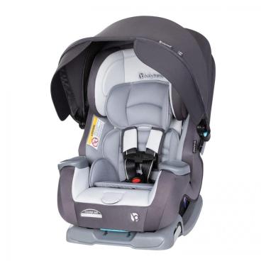 Imagem de Cadeira de Bebê para Carro Conversível 4 em 1 com Dossel para Proteção Solar e Porta Copos, Baby Trend Cover, Cinza