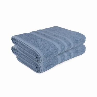 Imagem de Kit com 2 Toalhas de Banho Macia e Felpuda Valência  Material 100Algod