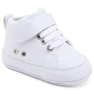 Imagem de Tênis Sapatinho Conforto Para Bebê Branco: Tênis Branco - Conforto e Q