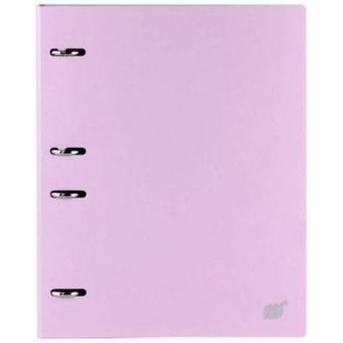 Imagem de Fichário Colegial Com 4 Argolas Lilás Pastel Rc4Ebc/Ll -