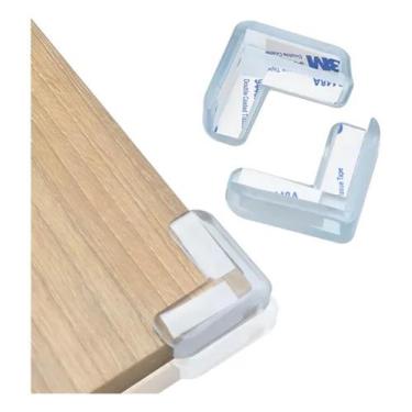 Imagem de Kit 30 Cantoneiras De Silicone Protetor De Quina Bebê Móveis - TOP