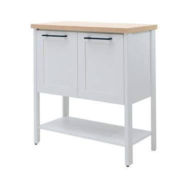 Imagem de Aparador Buffet Ditália 2 Portas Com Tampo Bn-02 Cinza