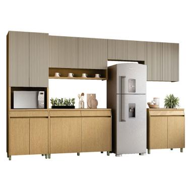Imagem de Cozinha Simone Mendes 350cm 6 Peças 13 Portas 7 Gavetas Nesher