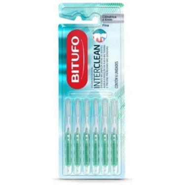 Imagem de Escova Interdental Bitufo Extra Fina Cilindrica 4Mm 6 Unidad