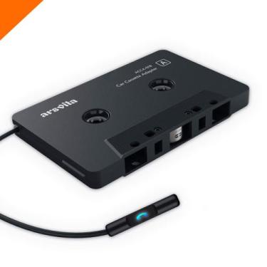 Imagem de Receptor de cassetes Bluetooth 5.0 Arsvita Adaptador de áudio automoti