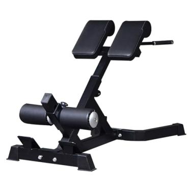 Imagem de ATIJAA Banco de academia resistente hiperextensão cadeira romana ajustável banco de extensão traseira equipamento de exercício para exercícios abdominais, cargas de equipamentos de ginástica de 199 kg