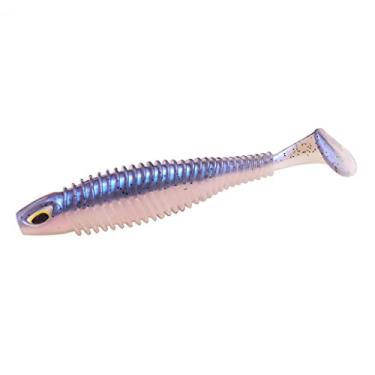 Imagem de ZZTWER Isca macia de pesca Shad Frog Foot Jig Wobblers Isca de silicone artificial 8 cm 11 cm olhos 3D para equipamento de pesca de robalo lúcio