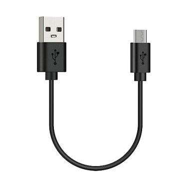 Imagem de Geekria Cabo de carregamento curto para fones de ouvido Micro-USB compatível com AfterShokz Shokz AS650 AS650SG AS650CR carregador, cabo de carregamento de alimentação de substituição USB para micro-USB (30 cm)