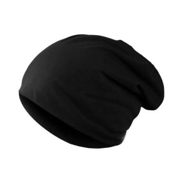 Imagem de Gorro Masculino De Cor Sólida, Folgado E Despojado, Para Outono E Prim