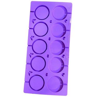 Imagem de L19 Molde de silicone pirulito chocalho para decorar - confeitaria dos