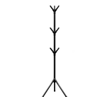 Imagem de Mancebo Cabideiro Chão Arara de Roupas com Ganchos Organizador para Roupas Bolsa Casaco(9 Ganchos)