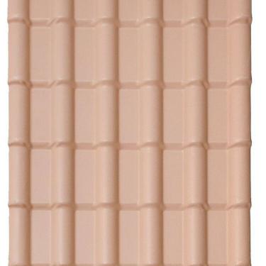 Imagem de Kit com 20 Telhas Pvc Plan 3,30m X 0,88m X 1,7mm 6 Ondas com Kit Fixação Lux Telhas Marfim