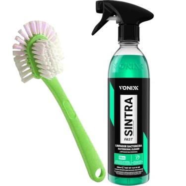 Imagem de Kit APC Sintra Fast Vonixx 500ml para Limpeza de Tênis e Sapatos Escova de Tênis Karbox